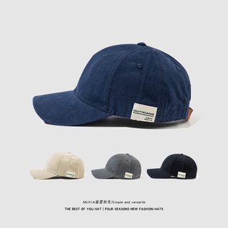 สินค้า KAFU D114หมวกเบสบอล หมวกกันแดด สีพื้น สไตล์เกาหลี เรโทร สําหรับคู่รัก