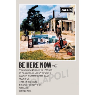 ภาพหน้าปกสินค้าโปสเตอร์ ลายปกอัลบั้ม Be Here Now ศิลปิน Oasis ที่เกี่ยวข้อง