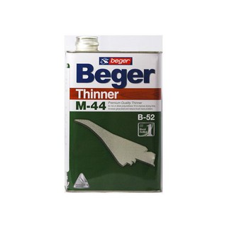 ทินเนอร์ BEGER B52 #M44 1/4 แกลลอน น้ำยาและตัวทำละลาย น้ำยาเฉพาะทาง วัสดุก่อสร้าง B52 1/4GL #M44 THINNER