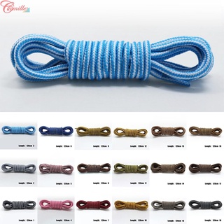 CAMILLES - -Shoelaces Laces Cord Martin Boots Round Solid Color Striped Two Colors-【Mens-fashion】