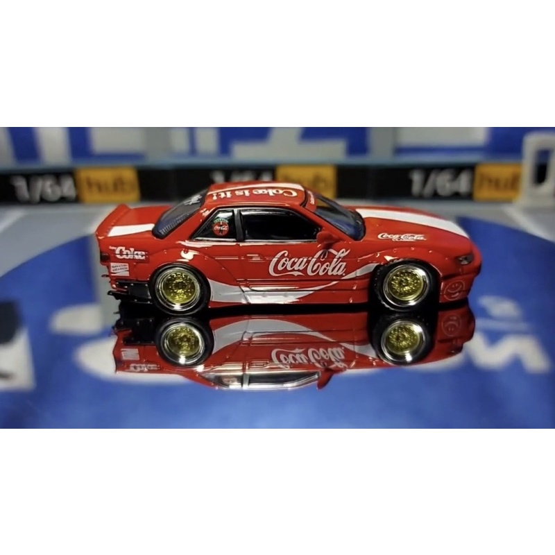 รถโมเดล-1-64-nissan-silvia-s13-rocket-bunny-v2-coca-cola-edition