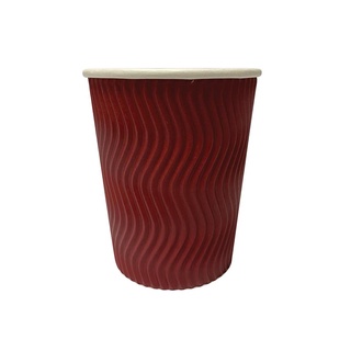 เอโร่ ถ้วยกระดาษลูกฟูก 8 ออนซ์ คละสี x 25 ชิ้น101220aro Corrugated Paper Cup 8 oz x 25 pcs