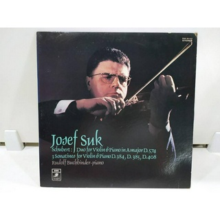 1LP Vinyl Records แผ่นเสียงไวนิล Josef Suk Schubert: Duo for Violin &amp; Piano in A major    (J16B3)