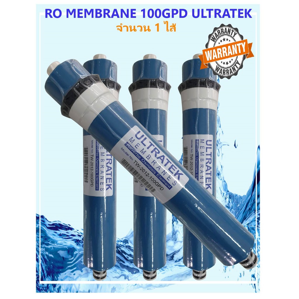 ไส้กรอง-ro-membrane-50-150-gpd-ultratek-ไส้กรองน้ำเมมเบรน