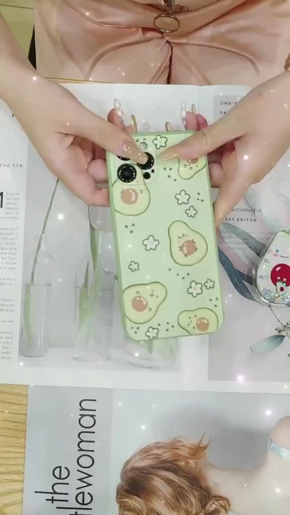 cute-skin-friendly-feel-phone-case-for-iphone-13-mini-anti-fall-rotatable-stand-simplicity-protective-case-glitter-quicksand