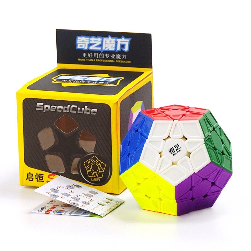 รูบิค-rubik-megaminx-รูบิค-12หน้า-ยี่ห้อ-qiyi-สี-original-หมุนลื่น-พร้อมสูตร-ของแท้-100-รับประกันความพอใจ-พร้อมส่ง