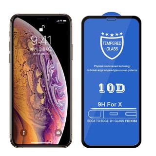 ภาพขนาดย่อของภาพหน้าปกสินค้าฟิล์มกระจก ใช้สำหรับ ​iPhone 14 10D แบบเต็มจอ 6 6S 6G 7 8 14 Plus + 7+ 8+X XR XS Max 11 12 13 14 Pro Max 12 13 Mini SE จากร้าน liuxianglin บน Shopee ภาพที่ 7