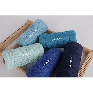 เชือกคอตตอล Macrame cotton  ขนาด 3 มิล / เชือกคอตตอล (Cotton Rope)  (10113)