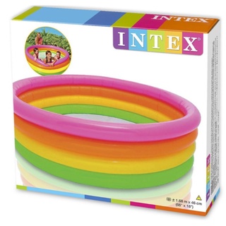 INTEX สระน้ำเป่าลม สระน้ำเด็ก สวนน้ำเป่าลม Sunset Glow Pool รุ่น 56441