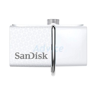 Dual USB Drive 32GB SanDisk GAM46 White OTG