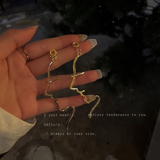 925 silver needle Korean version personality face earrings simple literary fan design earrings earrings for girls for wo