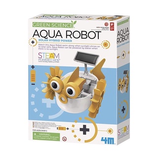 ของเล่นเสริมทักษะ Solar Hybrid Aqua Robot จาก 4M