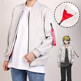 Hanemiya Kazutora Tokyo Revengers Cosplay Anime Costumes Coat Walhalla Tokyo Avengers Uniform White Baseball Jacket Mike