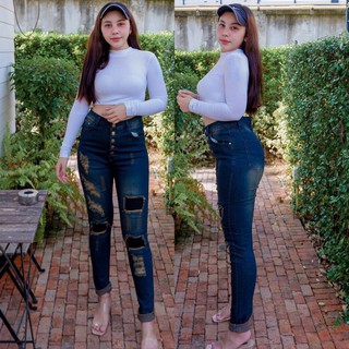 ภาพหน้าปกสินค้าCc jeans 071 S-2XL  กางเกงยีนส์ผู้หญิงแฟชั่น เอวสูง กระดุม 5 เม็ด ผ้ายีนส์ยืด ปะ 2 จุด กางเกงผู้หญิง ที่เกี่ยวข้อง