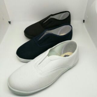 สินค้า รองเท้าทรงบัดดี้ สีขาว/ดำ/กรม Look Cool 🚲 มินิมอล ฮิปส์เตอร สุดๆ