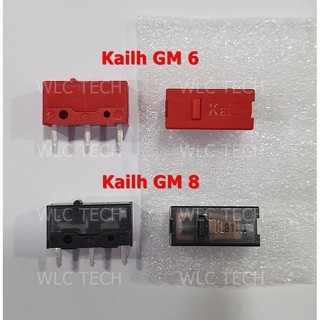 [🇹🇭ของแท้ ส่งด่วน] Kailh Micro Switch GM 6 / Gm 8 อะไหล่ไมโครสวิตช์เมาส์ 1 อัน