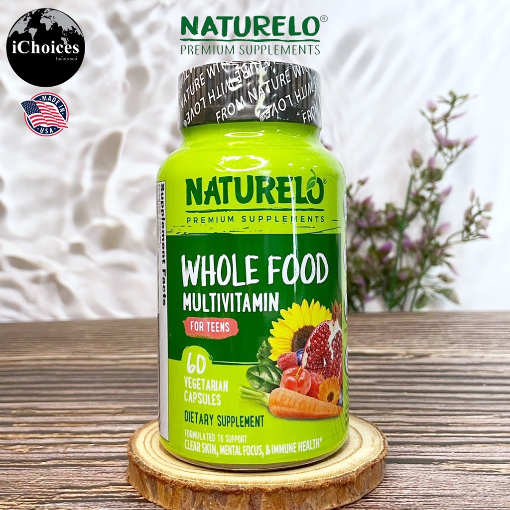 [Naturelo] Whole Food Multivitamin for Teens 60 Vegetarian Capsules ...