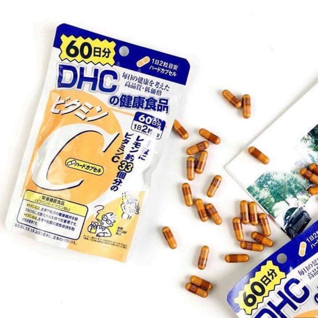 dhc-vitamin-c-60-วัน-120-แคปซูล-วิตามินซี-จากญี่ปุ่น-ของแท้-100