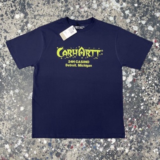 【hot sale】ราคาต่ำสุด!!เสื้อยืดแขนสั้น พิมพ์ลายกราฟฟิติตัวอักษร Carhartt แฟชั่นฤดูร้อน สไตล์สปอร์ต สําหรับผู้ชาย และผู้หญ