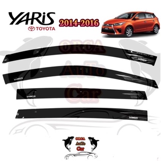 ภาพหน้าปกสินค้ากันสาด/คิ้วกันสาด Toyota YARIS/ยาริส 2014-2016 ที่เกี่ยวข้อง