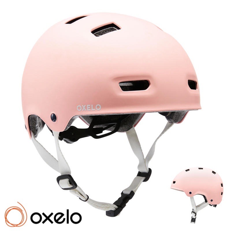 ภาพหน้าปกสินค้าหมวกกันน็อคสำหรับอินไลน์สเก็ต สเก็ตบอร์ด และสกู๊ตเตอร์รุ่น MF500 (สีชมพู) OXELO