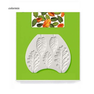 Clmx_tree แม่พิมพ์ซิลิโคน รูปใบไม้ สําหรับตกแต่งเค้ก ช็อคโกแลต ฟองดองท์ ดินเหนียว น้ําตาลปั้น