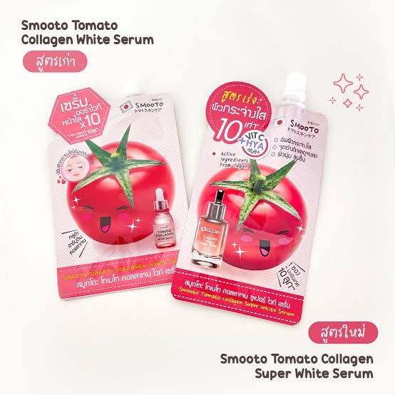 ยกกล่อง-6-ซอง-สูตรใหม่-smooto-tomato-collagen-super-white-serum-สูตรใหม่