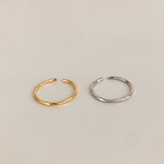 (โค้ด X8SFXJ ลด 20%) A.piece  [all silver 925] แหวนเงินแท้ฟรีไซส์ twist rings