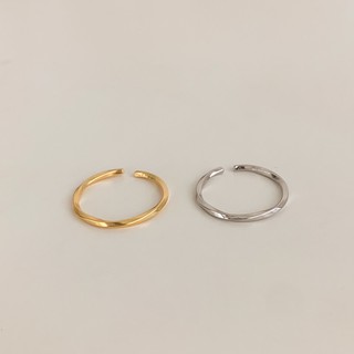 (โค้ด X8SFXJ ลด 20%) A.piece  [all silver 925] แหวนเงินแท้ฟรีไซส์ twist rings