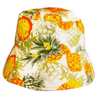 ATIPA หมวกปีกสั้นแทนร่มสีสันสดใส ลาย Pineapple