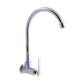 ก๊อกซิงค์เดี่ยวติดผนัง PN-81C11 สีโครม ก๊อกซิงค์ ก๊อกน้ำ ห้องน้ำ SINK FAUCET SINGLE PN-81C11 CHROME