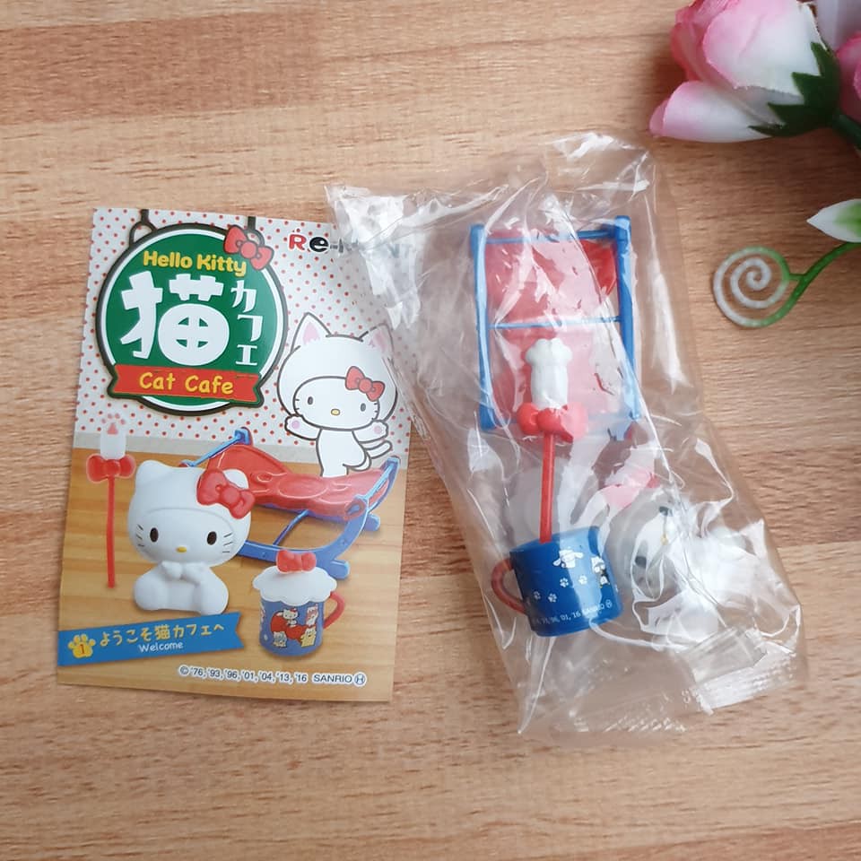 re-ment-hello-kitty-cat-cafe-miniatures-รีเม้น-คิตตี้-ขายแยกเซ็ท