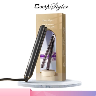 Coolastyler เครื่องหนีบผม &amp; เครื่องม้วนผม 2IN1 ที่หนีบผม มอก. หนีบผม ไม่ดึงผม อุปกรณ์ทำผม