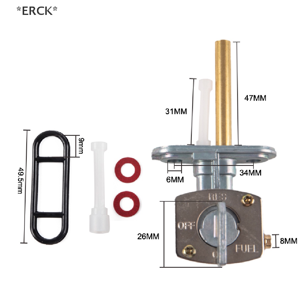 erck-yfs200-petcock-วาล์วก๊อกน้ํามันเชื้อเพลิง-สําหรับ-yamaha-blaster