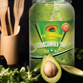 ราคาEl Sabor Guacamole Dip กัวคาโมเล่ ดิพ 1000 กรัม