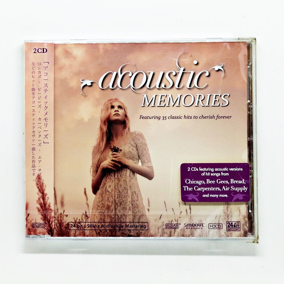 cd-เพลง-various-artists-acoustic-memories-2cd-รวมเพลงฟังสบายทั้งที่บ้าน-ในรถ-ที่ทำงาน-ร้านอาหาร-ร้านกาแฟ-รีสอร์ท