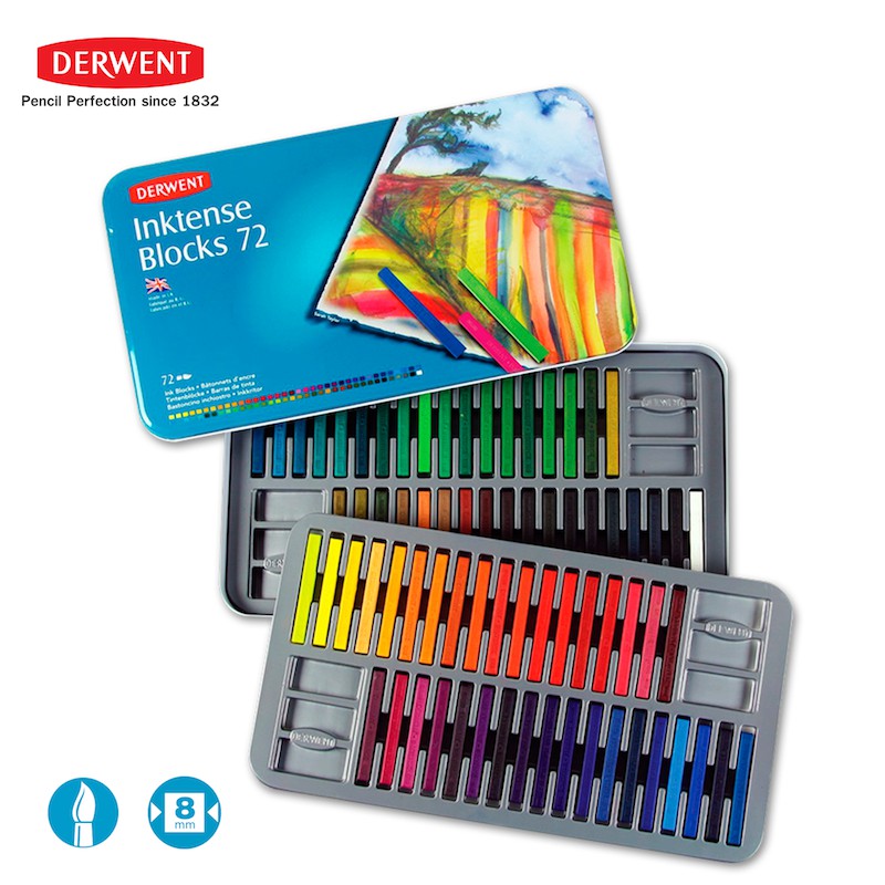 Derwent Inktense Block – Mattoncino Di Inchiostro Solubile Colore Verde Primavera