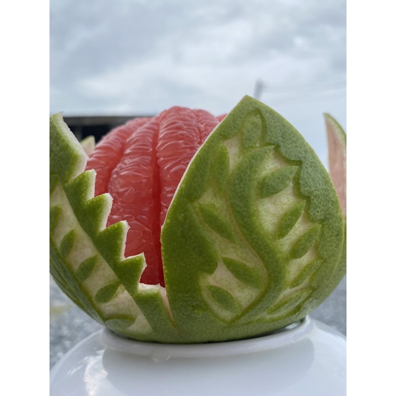 รูปภาพของ(pomelo fruit) ส้มโอทับทิมสยาม ไซร้ 1.2ก.ก(ส้มตลาด)ลองเช็คราคา