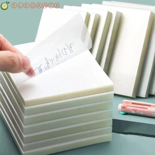 AELEGANT สติกเกอร์กระดาษโน้ต แบบใส มีกาวในตัว สร้างสรรค์ ใช้ในชีวิตประจําวัน สําหรับเครื่องเขียน 50 แผ่น