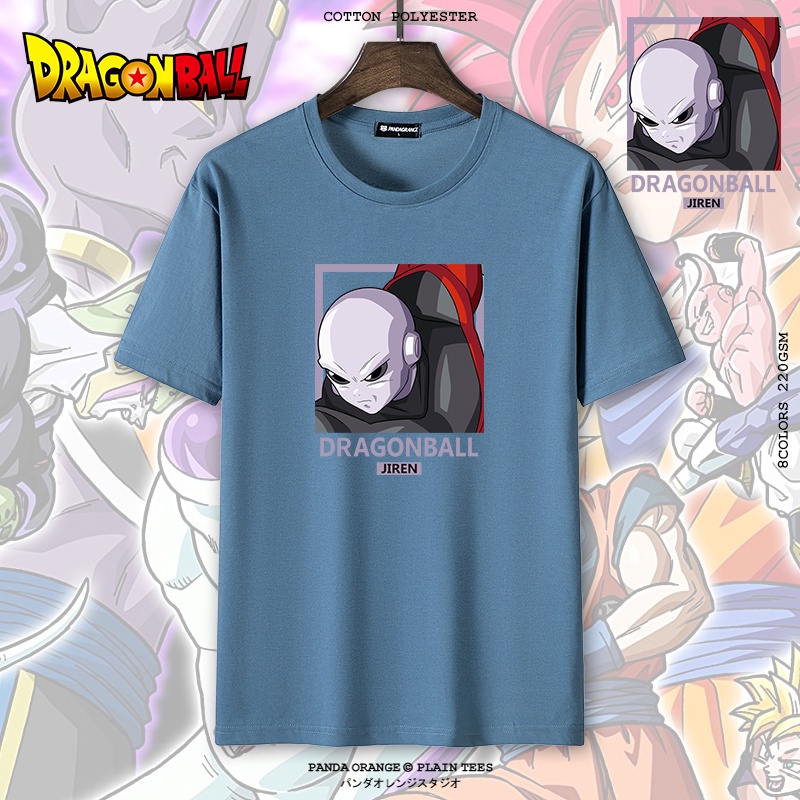 เสื้อยืดสีขาว-dragonball-jiren-tshirt-สําหรับผู้ชายเสื้อยืดหลวมท็อปส์ซู