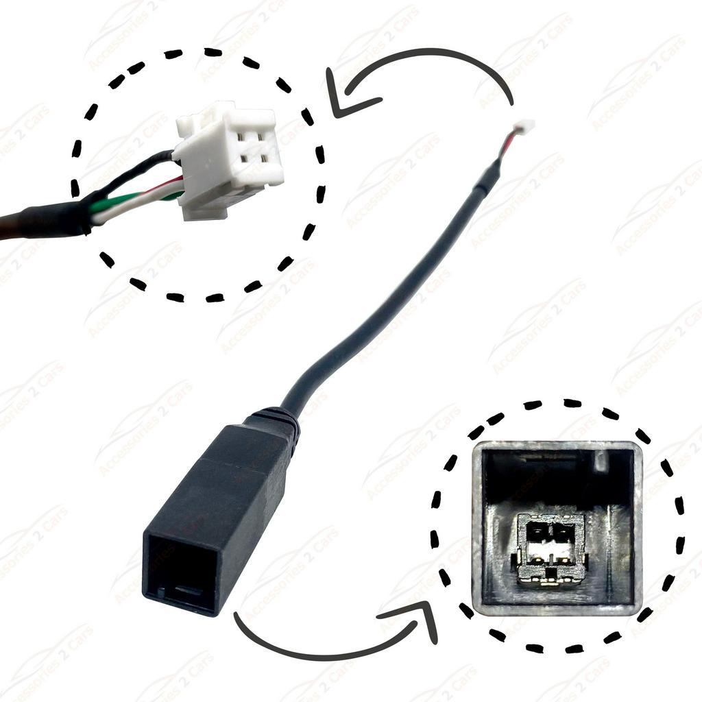 ปลั๊กสายต่อ-usbเดิมติดรถ-สำหรับเปลี่ยนจอandroid-หัวแบบ-4pin-ของ-toyota-รหัสusbpin-002