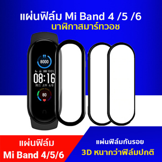 ภาพขนาดย่อของสินค้าฟิล์มกันรอย TPU หนากว่าฟิล์มปกติ สำหรับ Miband 6 Miband 5 และ Miband 4- Mi band 4 / Mi band 5 / Mi band 6