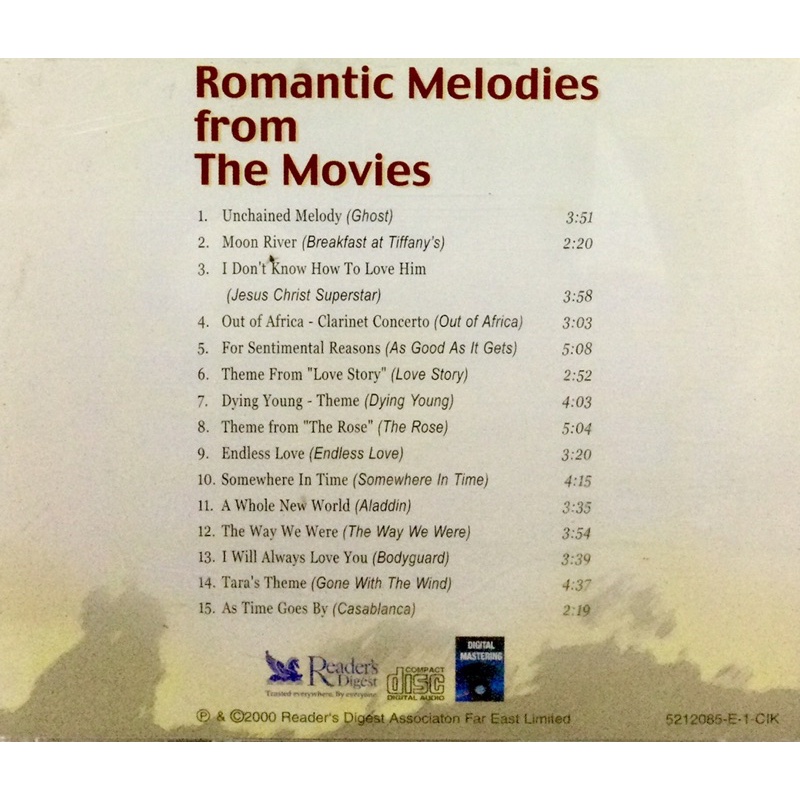 cdเพลง-romantic-melodies-from-movies-ลิขสิทธิ์แท้
