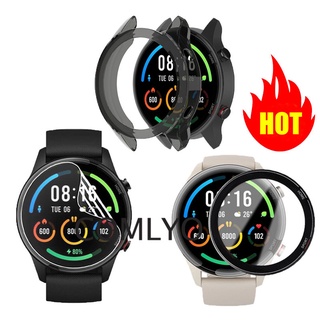 Xiaomi mi watch 2020 Case Protective Shell Bumper Soft 3D Screen Protector Film for women men Smartwatch