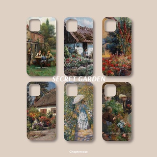 เคสโทรศัพท์สกรีนลายคอลเลคชั่น secret garden ลายภาพวาดแนว vintage สีสด รับทำมากกว่า 400 รุ่