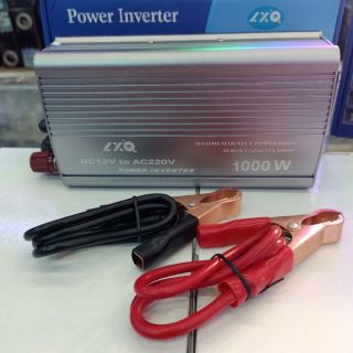 LXQ Inverter Solar power 1000W 12vออก220v Modified Sine Wave อินเวอร์เตอร์ พลังงานแสงอาทิตย์ ตัวแปลงไฟรถยนต์เป็นไฟบ้าน