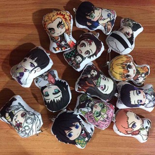 🎀พร้อมส่ง🎀ตุ๊กตาพวงกุญแจ Anime Demon Slayer, kimetsu No Yaiba ดาบพิฆาตอสูร 🎀