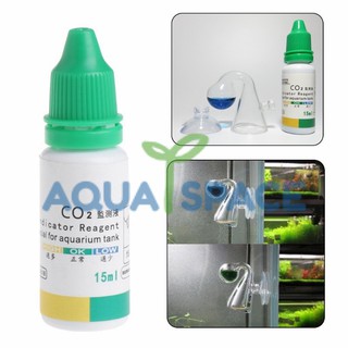 CO2 CO2 Indicator Reagent 15 ml.ใช้งานร่วมกับDrop Checker เพื่อตรวจวัดปริมาณคาร์บอนไดออกไซด์ในน้ำ