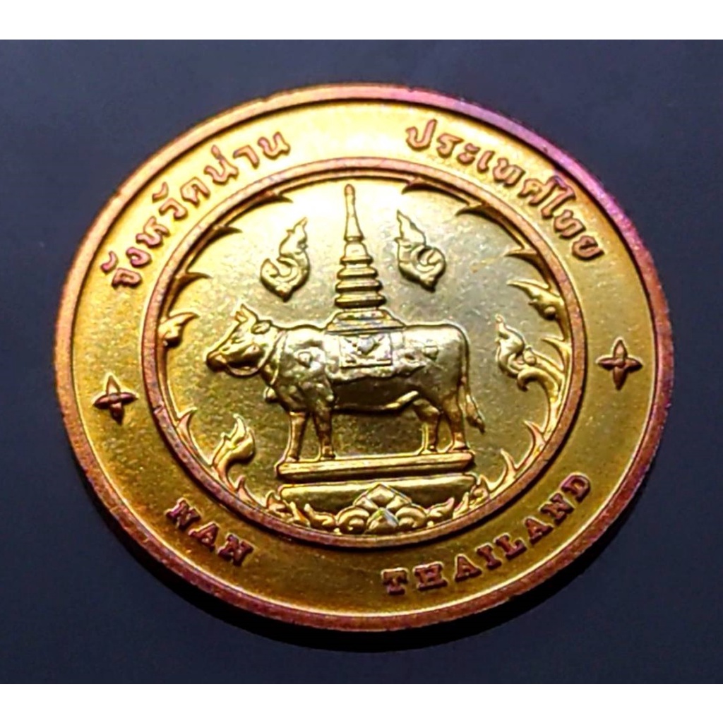 เหรียญทองแดง-ที่ระลึก-เหรียญประจำจังหวัด-น่าน-ขนาด-2-5-เซ็น