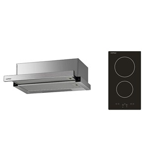 สินค้า (Hafele) [0% 10 เดือน] เครื่องดูดควัน TELESCOPIC HOOD: 5-SERIES + เตาไฟฟ้า CERAMIC HOB: 5-SERIES (495.06.998)